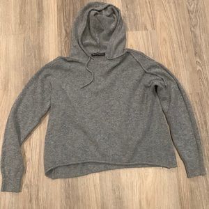 Brandy Melville Gray Hoodie Sweater